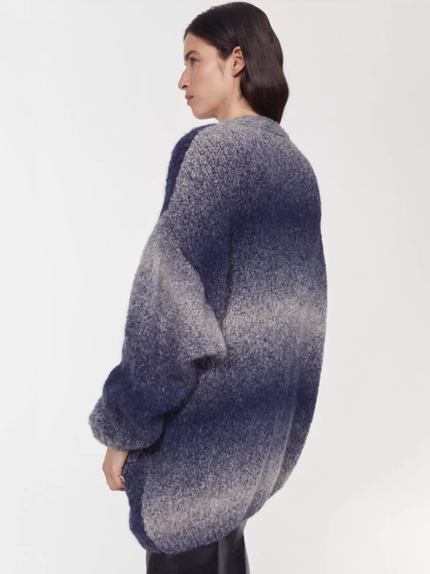 Knitwear*RODEBJER ALAI CARDIGAN UTILITY BLUE