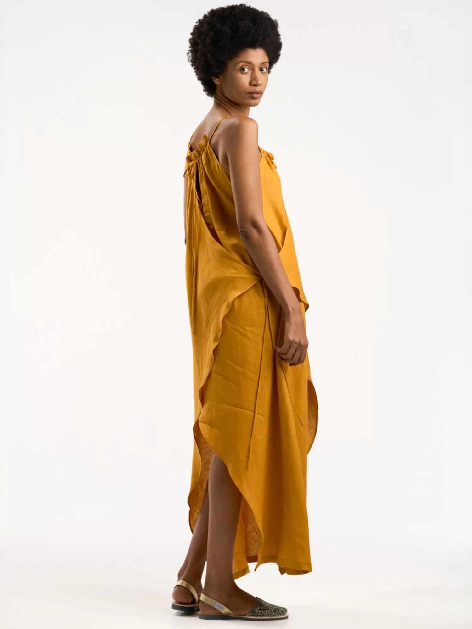 Dresses*THE CLOTH BEQUIA DRESS OCHRE