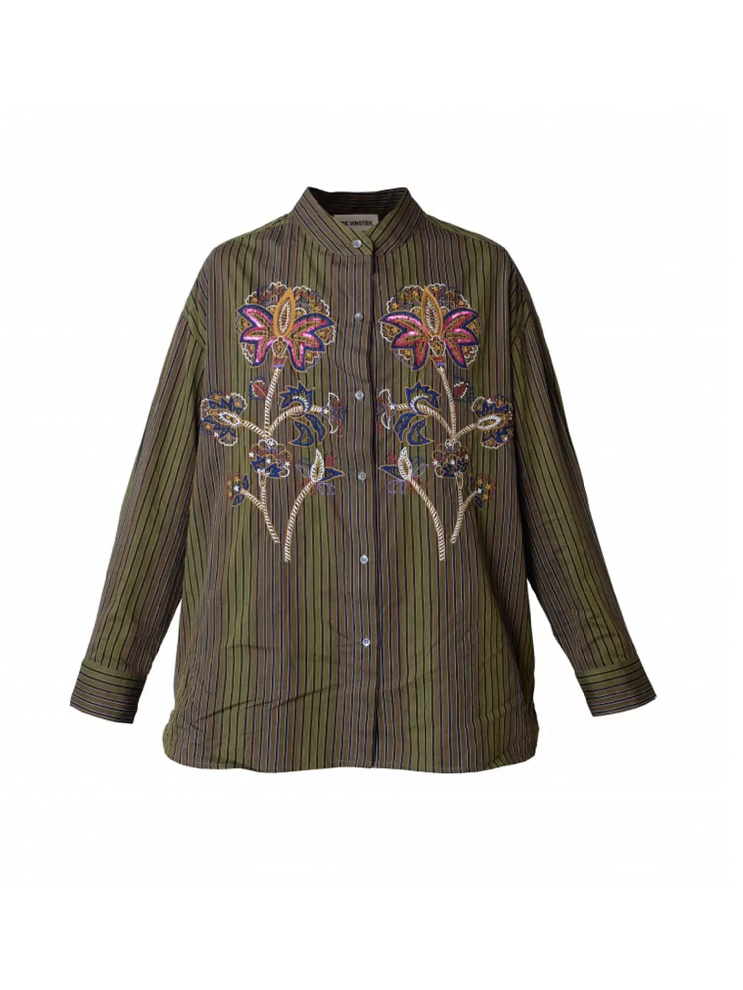 Shirts*V DE VINSTER BILLIE ROSA SHIRT KHAKI