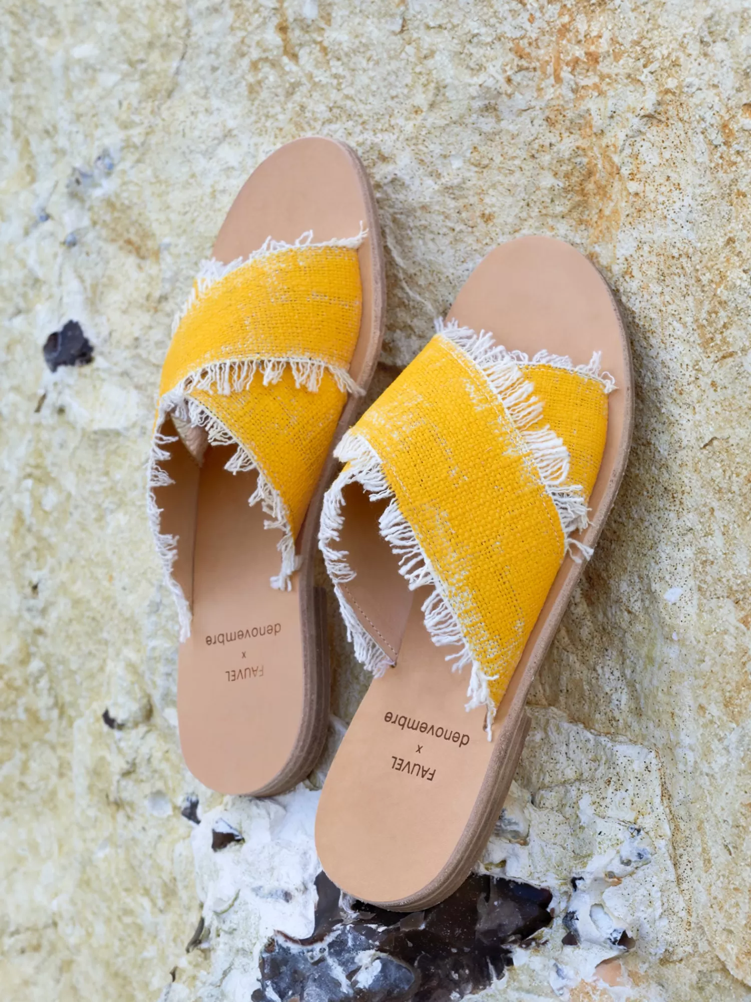 Shoes | Shoes*Atelier Fauvel BRUSH YELLOW SANDAL