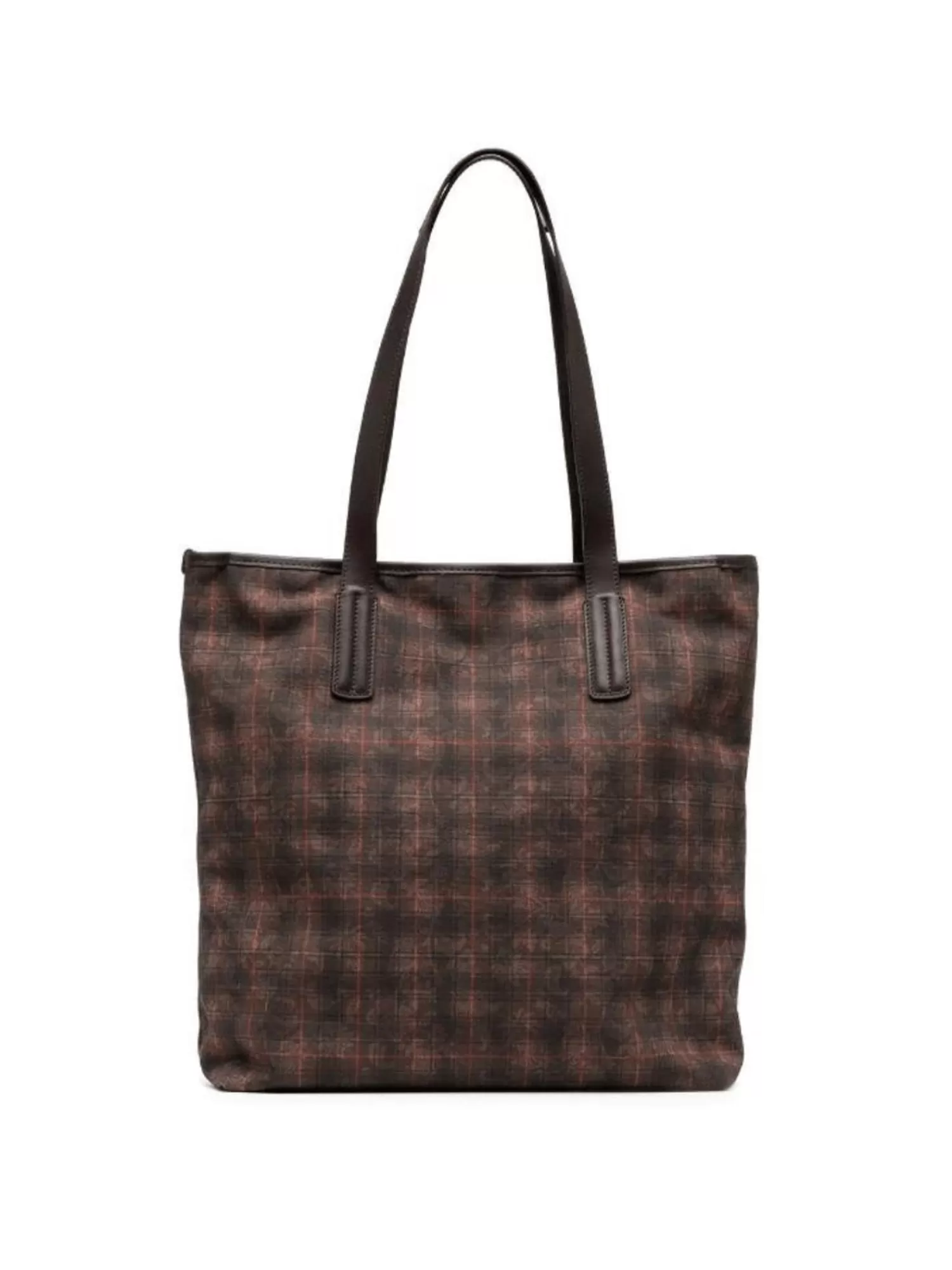 Bags*Leathersmith of London CANVAS TARTAN SHOPPER