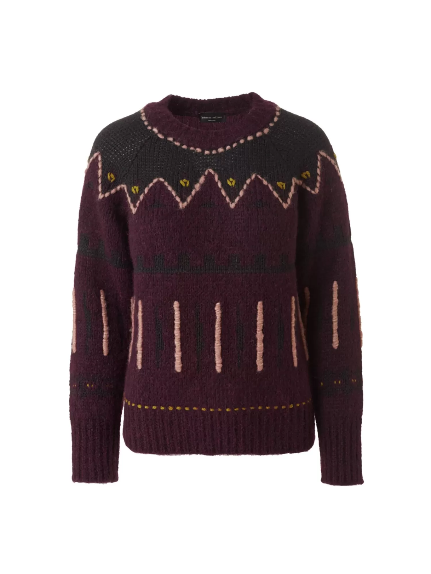 Knitwear*Roberto Collina CASHMERE BLEND CHUNKY SWEATER