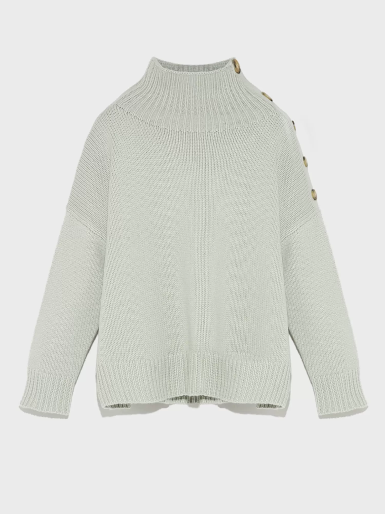 Knitwear*YVES SALOMON CASHMERE WOOL KNIT SAGE