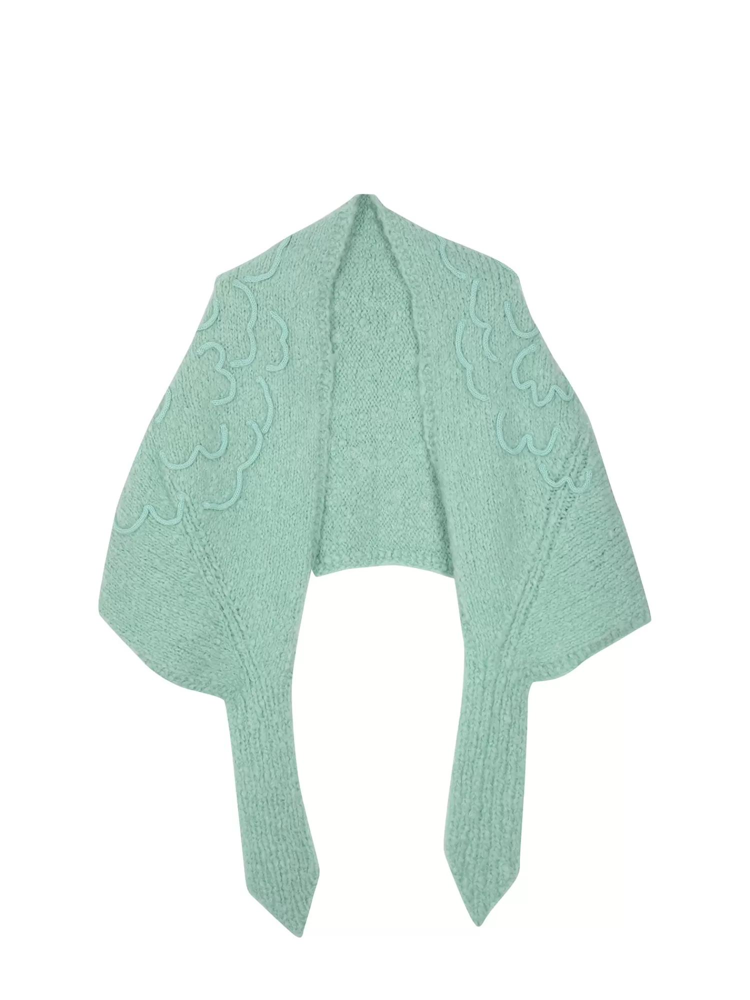 Knitwear*MII COLLECTION CLOUD SCARF MENTHE