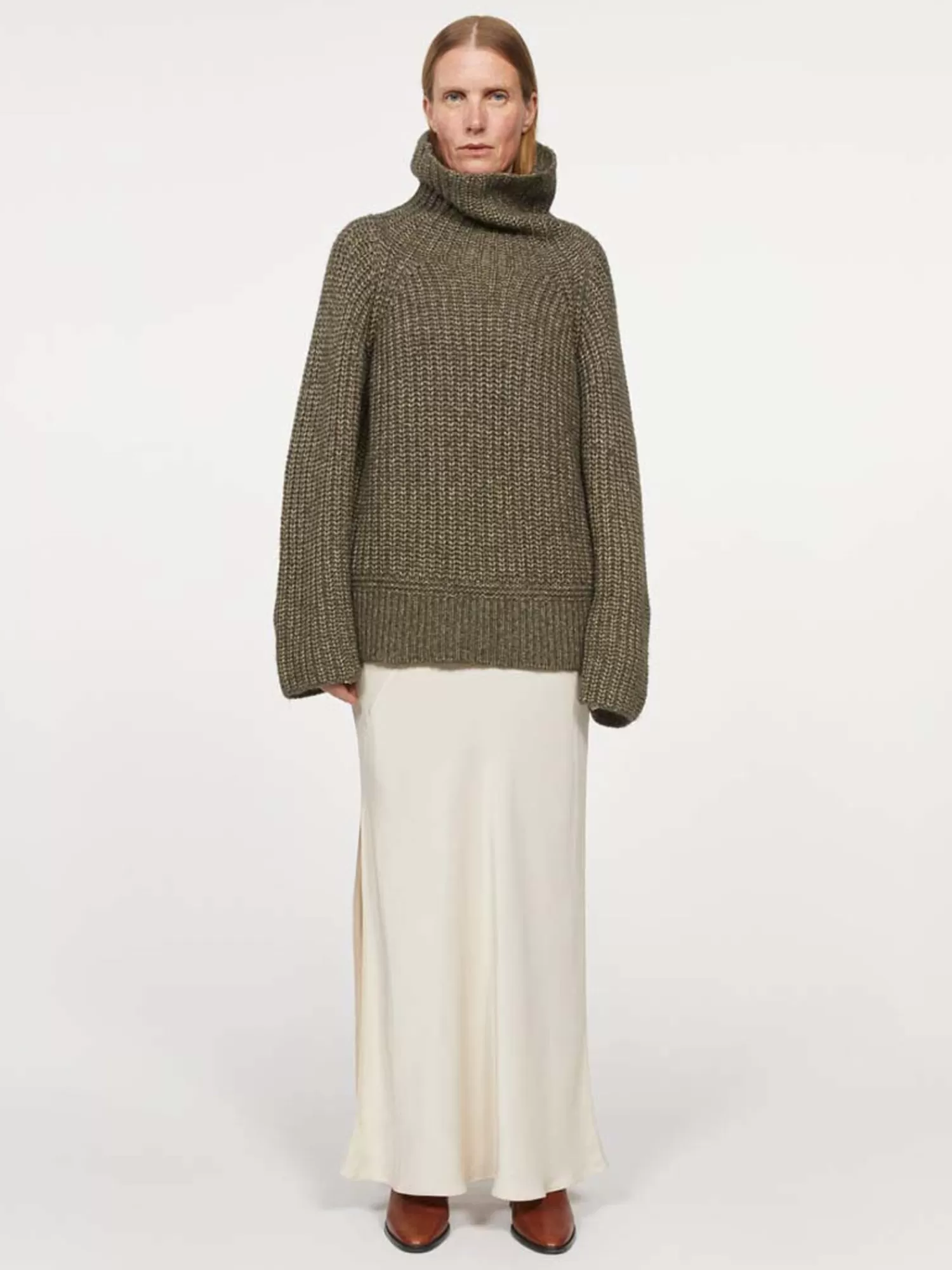 Knitwear*RODEBJER COURAGE TURTLENECK DARK GREEN