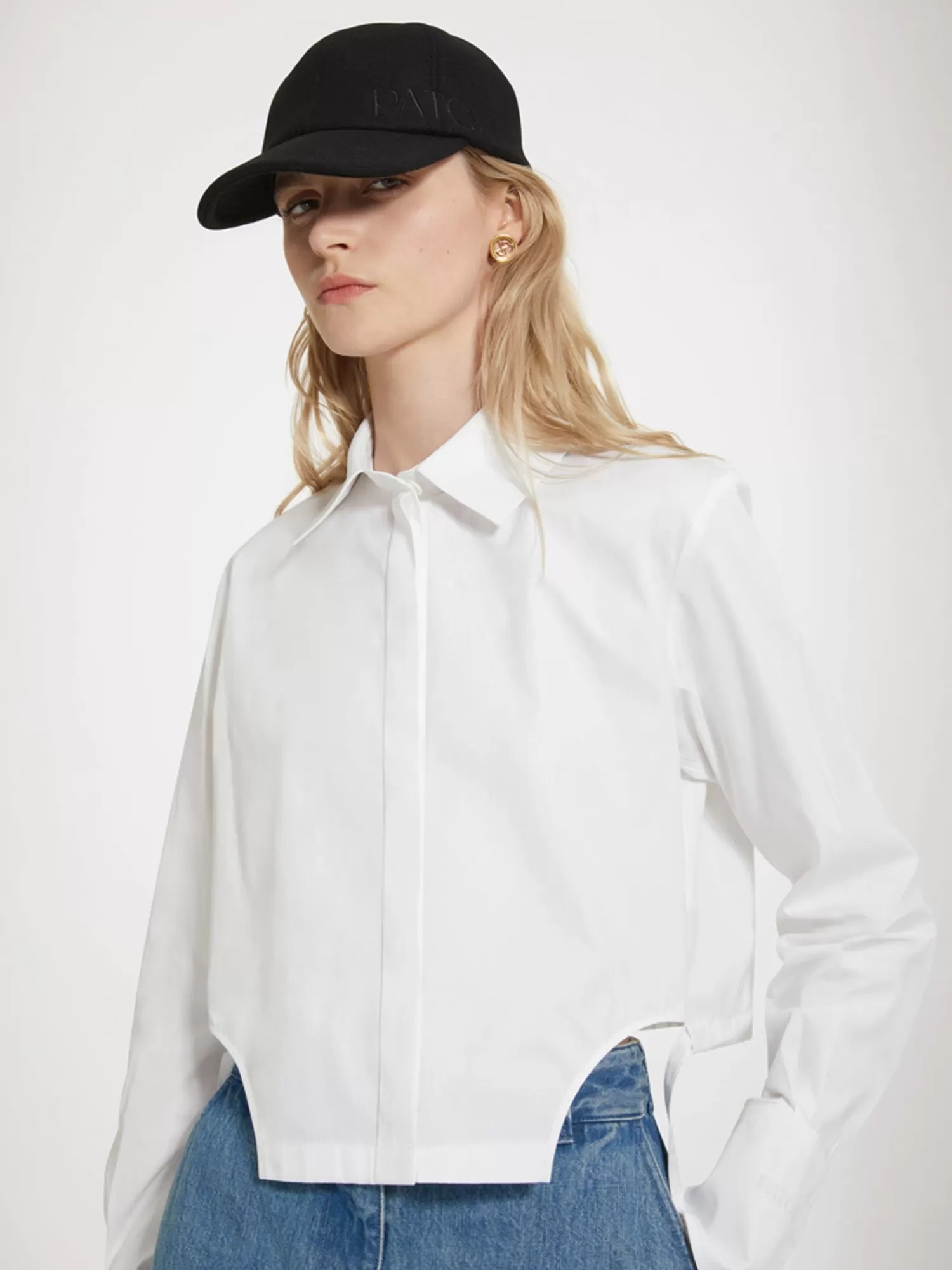 Tops | Shirts*PATOU CROPPED BLOUSE WHITE