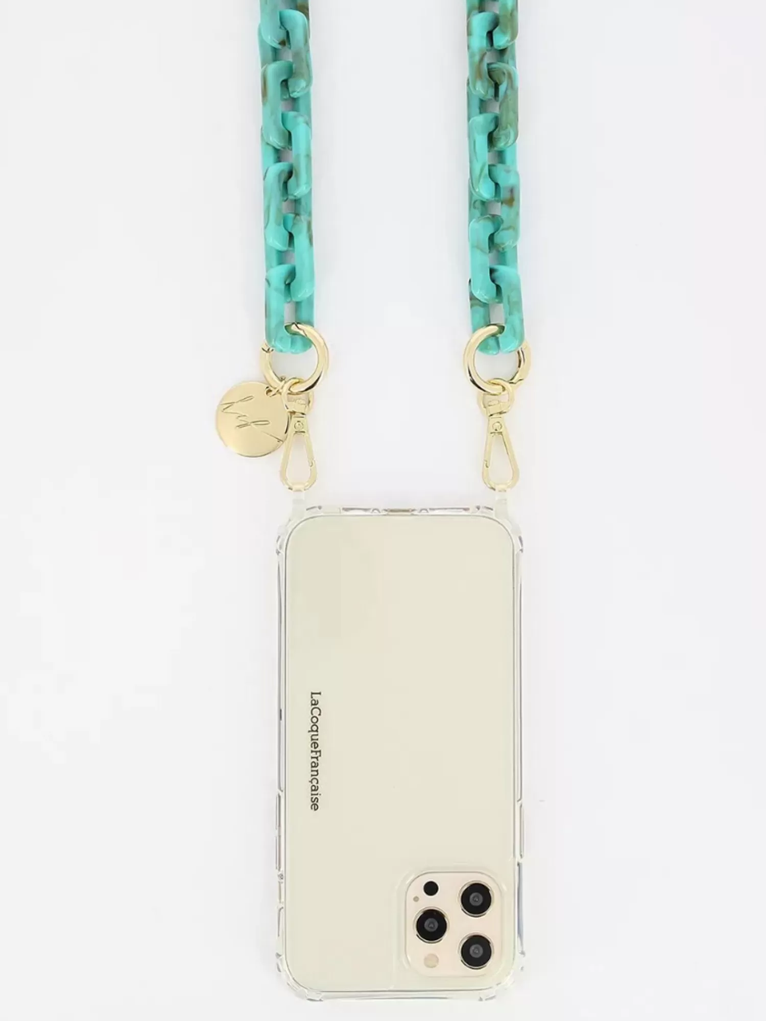 Phone Chains & Cases*LA COQUE FRANCAISE EMMY MARBLED TURQUOISE