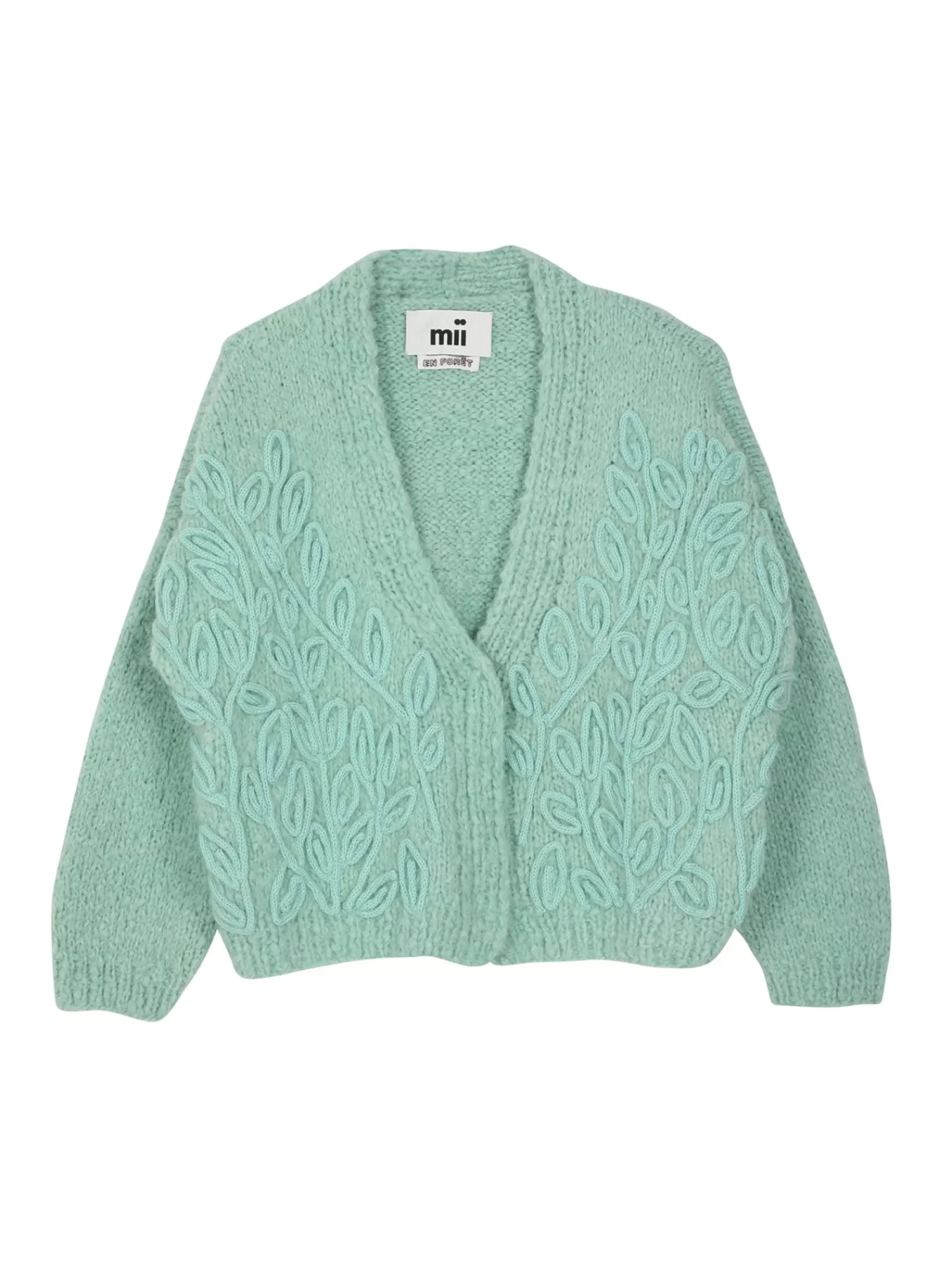 Knitwear*MII COLLECTION ERNST CARDIGAN MENTHE