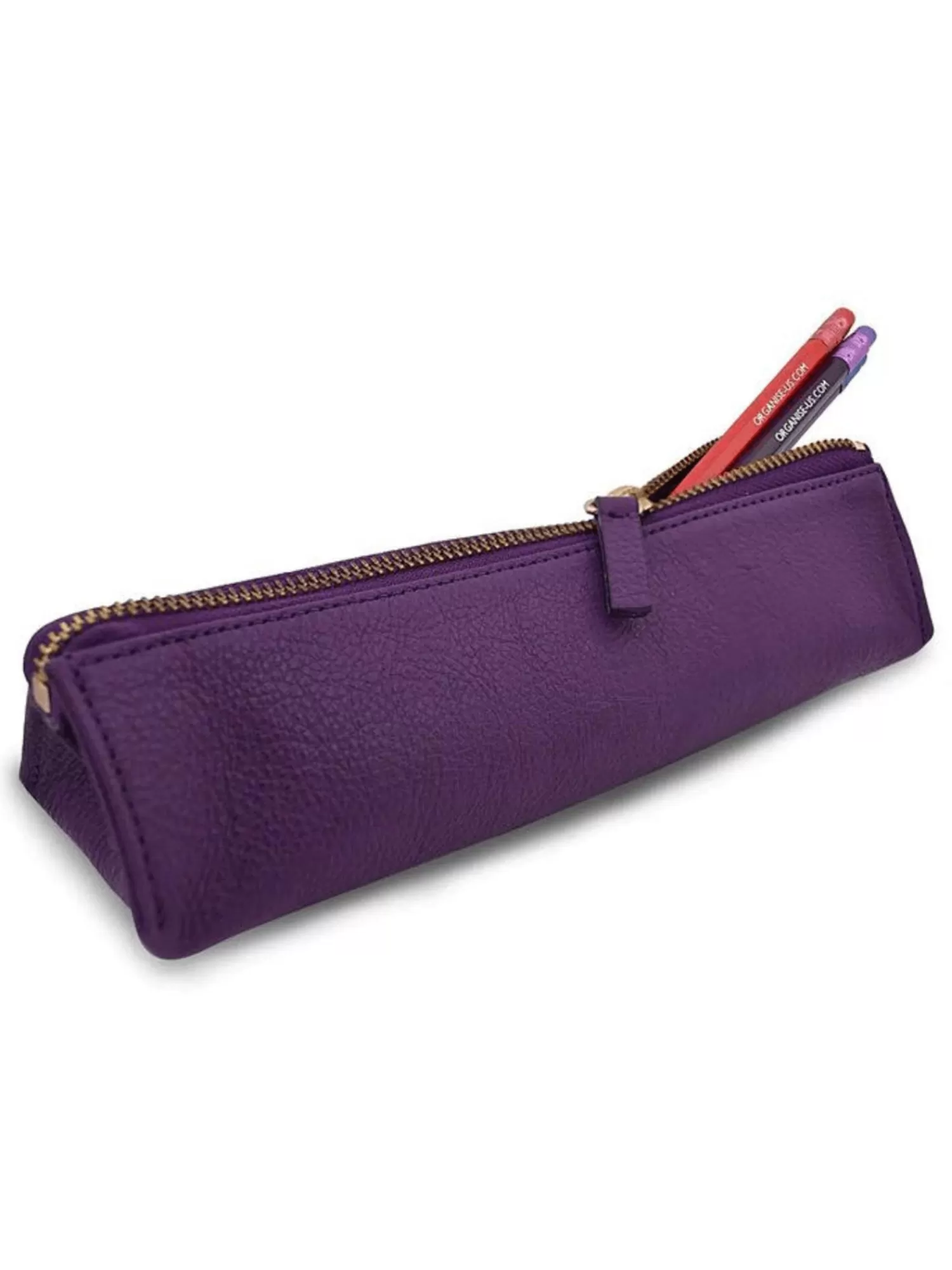 Small Leather Goods*ORGANISE-US HENRIETTA PENCIL CASE PURPLE