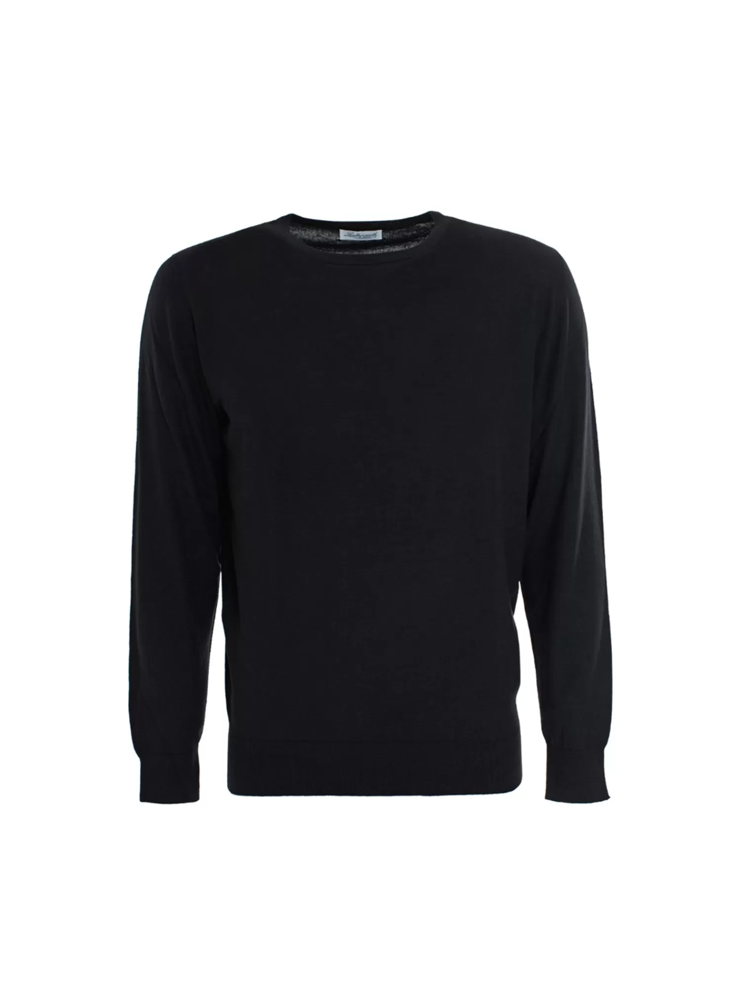 Knitwear*Leathersmith of London JESSEN CREW PULLOVER BLACK