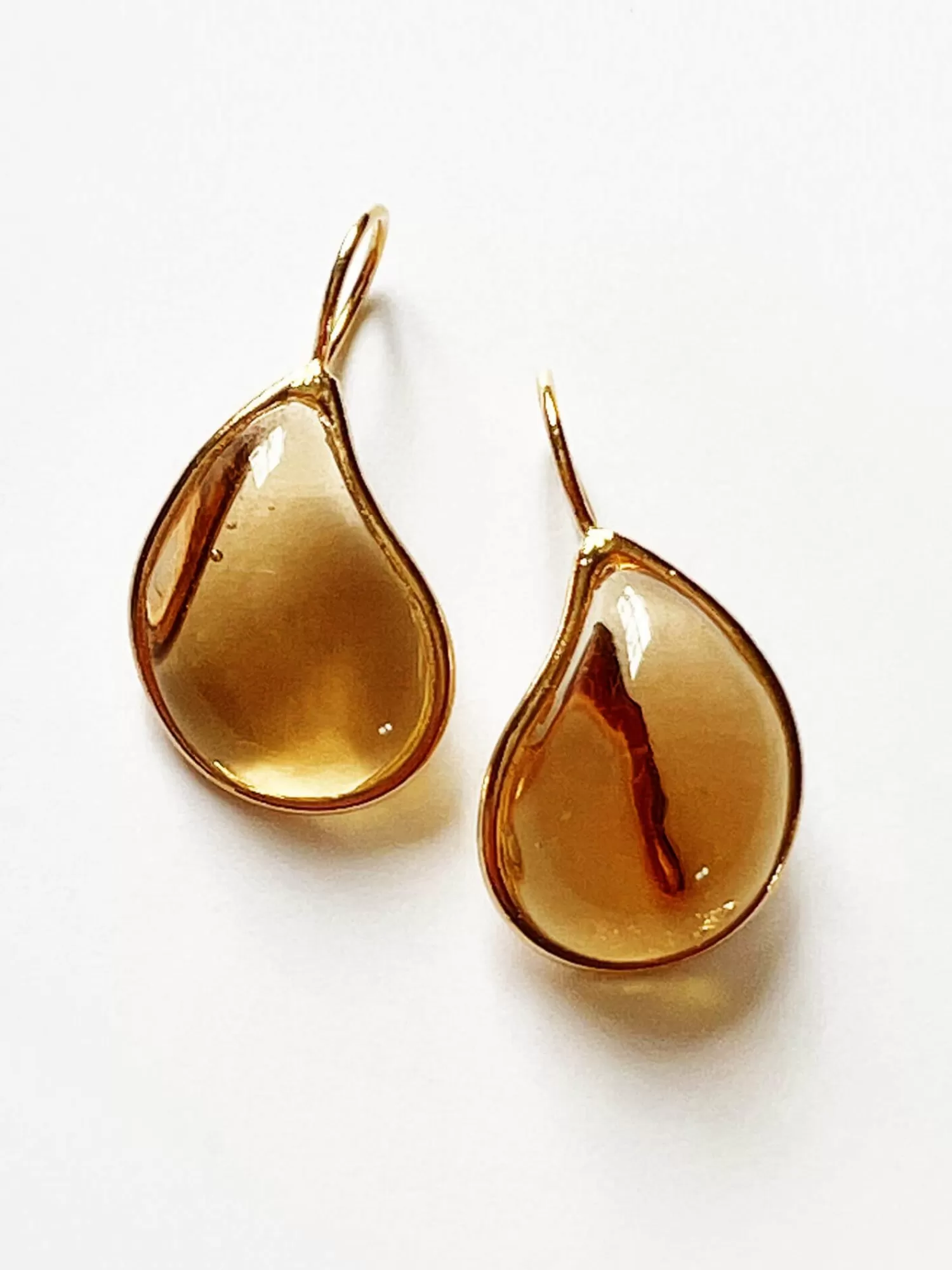 Jewellery*LOULOU DE LA FALAISE LOULOU SIMPLE EARRINGS AMBER