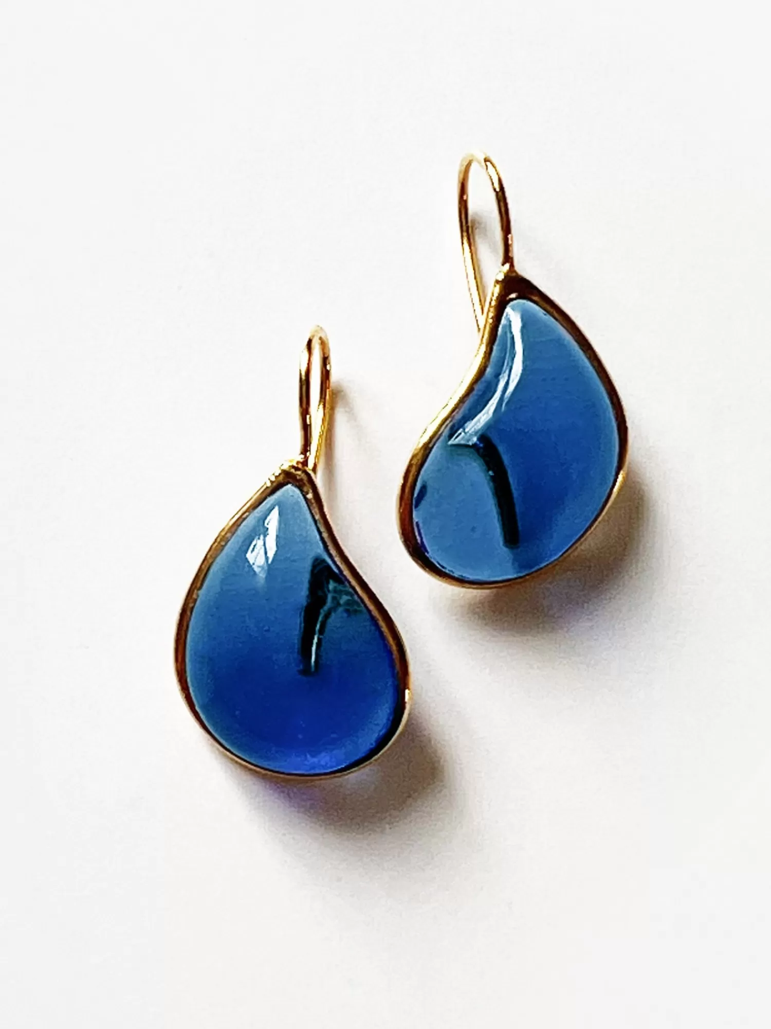 Jewellery*LOULOU DE LA FALAISE LOULOU SIMPLE EARRINGS BLUE