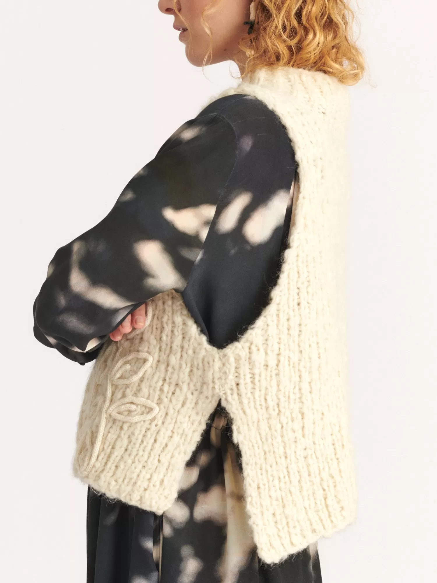 Knitwear*MII COLLECTION MAYA PULL KNIT OFF WHITE