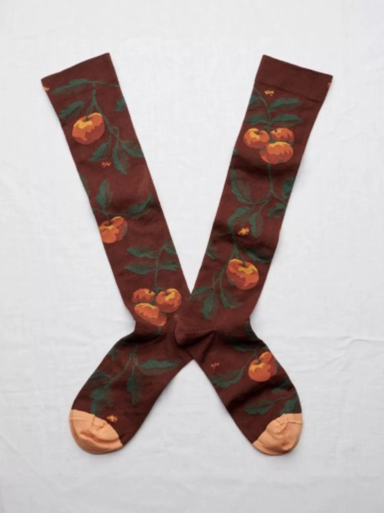 Socks*BONNE MAISON MI-BASS POMME CHATAIGNE SOCKS