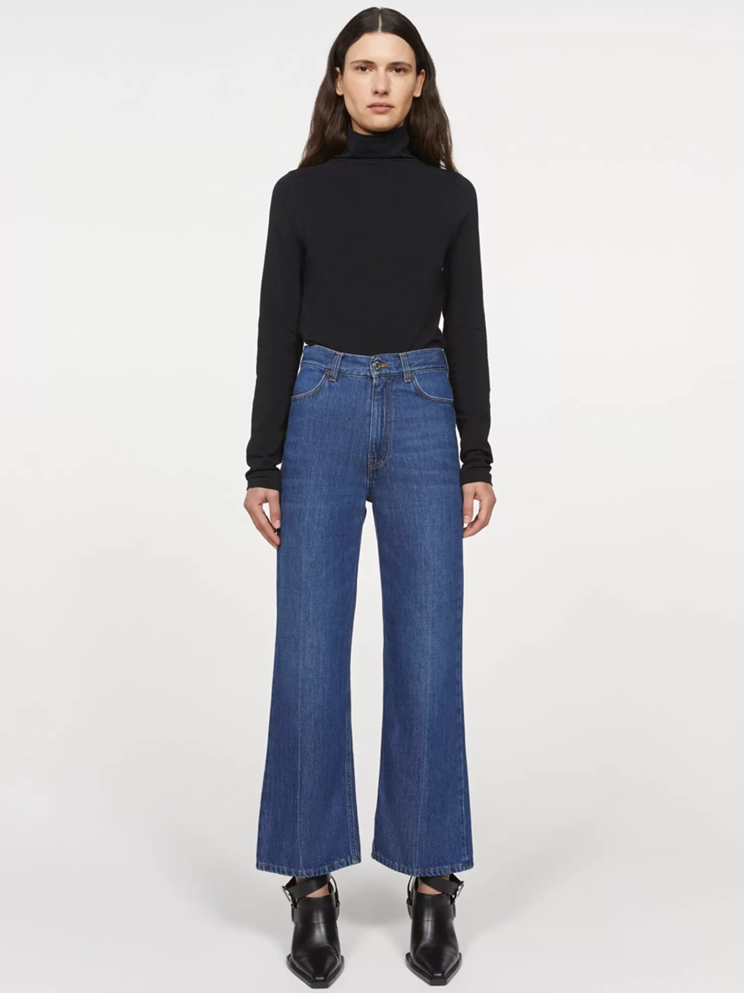 Trousers & Jeans*RODEBJER MINI CULOTTE JEANS INDIGO