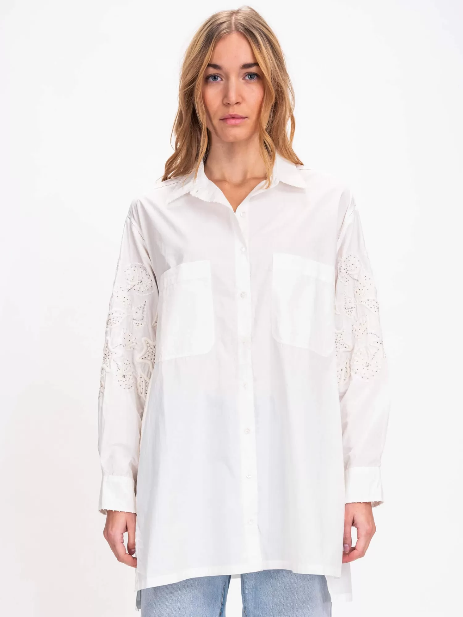 Shirts*V DE VINSTER OCEANE SHIRT WHITE