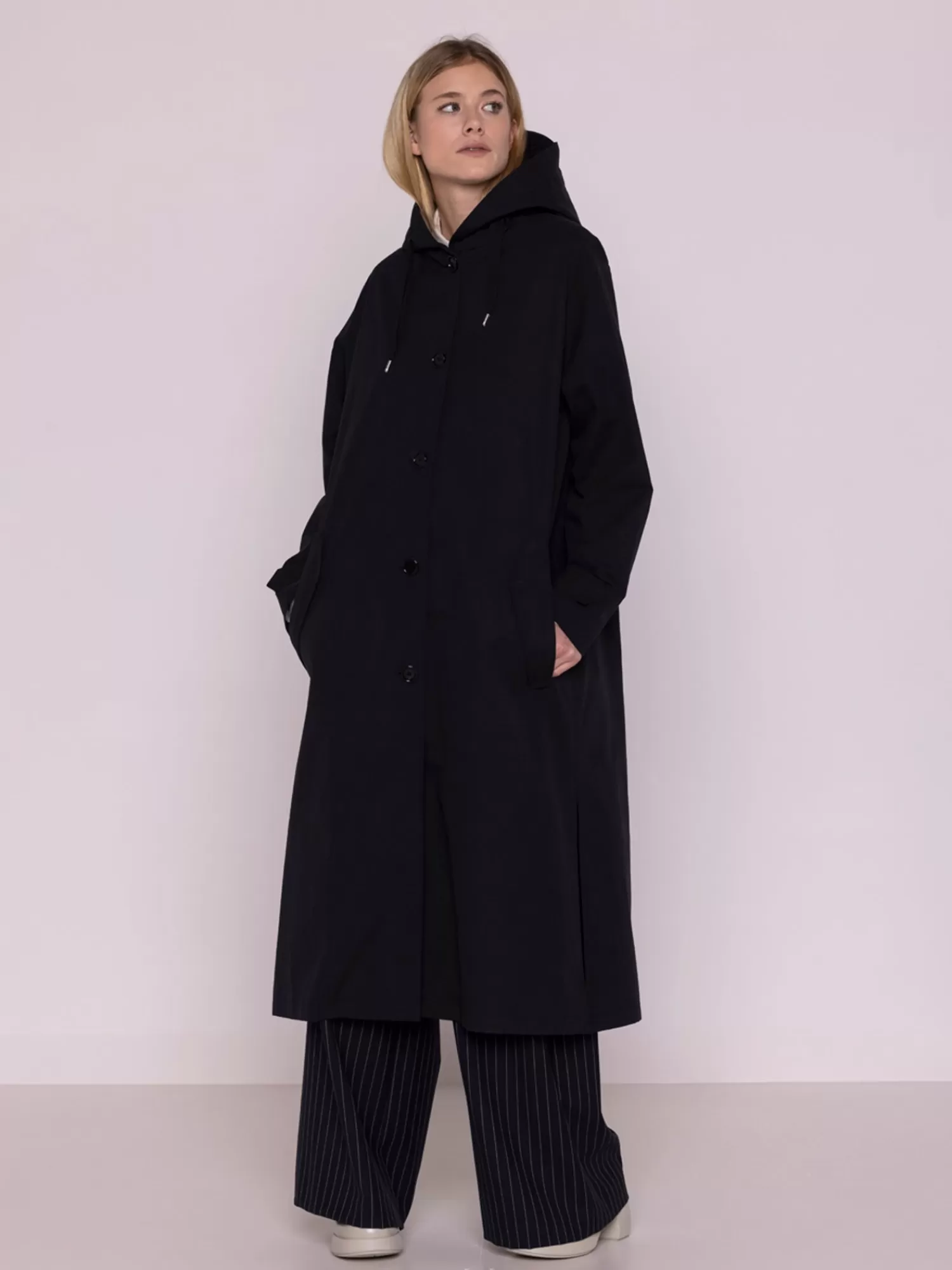 Coats & Jackets*MAISON LENER OVERSIZED RAINCOAT NAVY