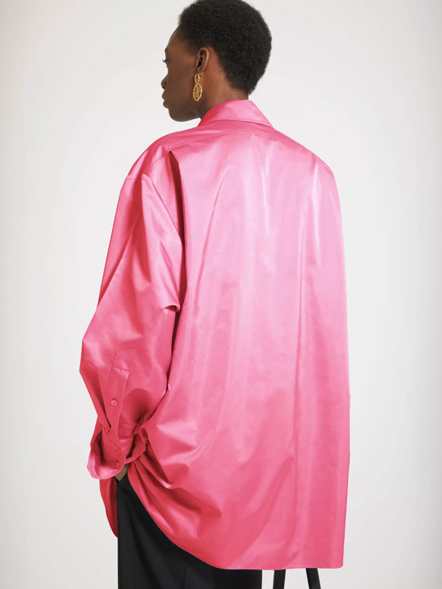 Shirts*PATOU OVERSIZED SHIRT PINK