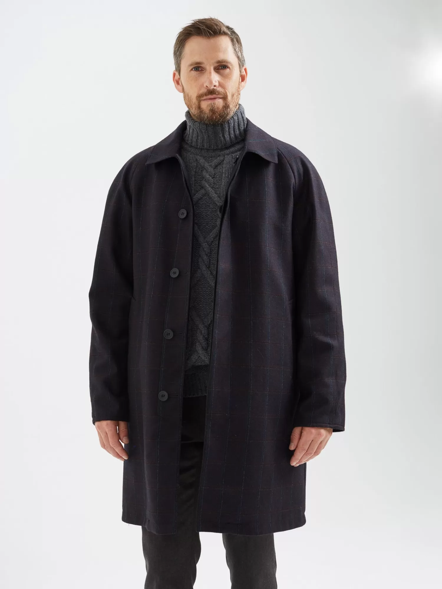 Coats*Leathersmith of London PIMLICO COAT NAVY