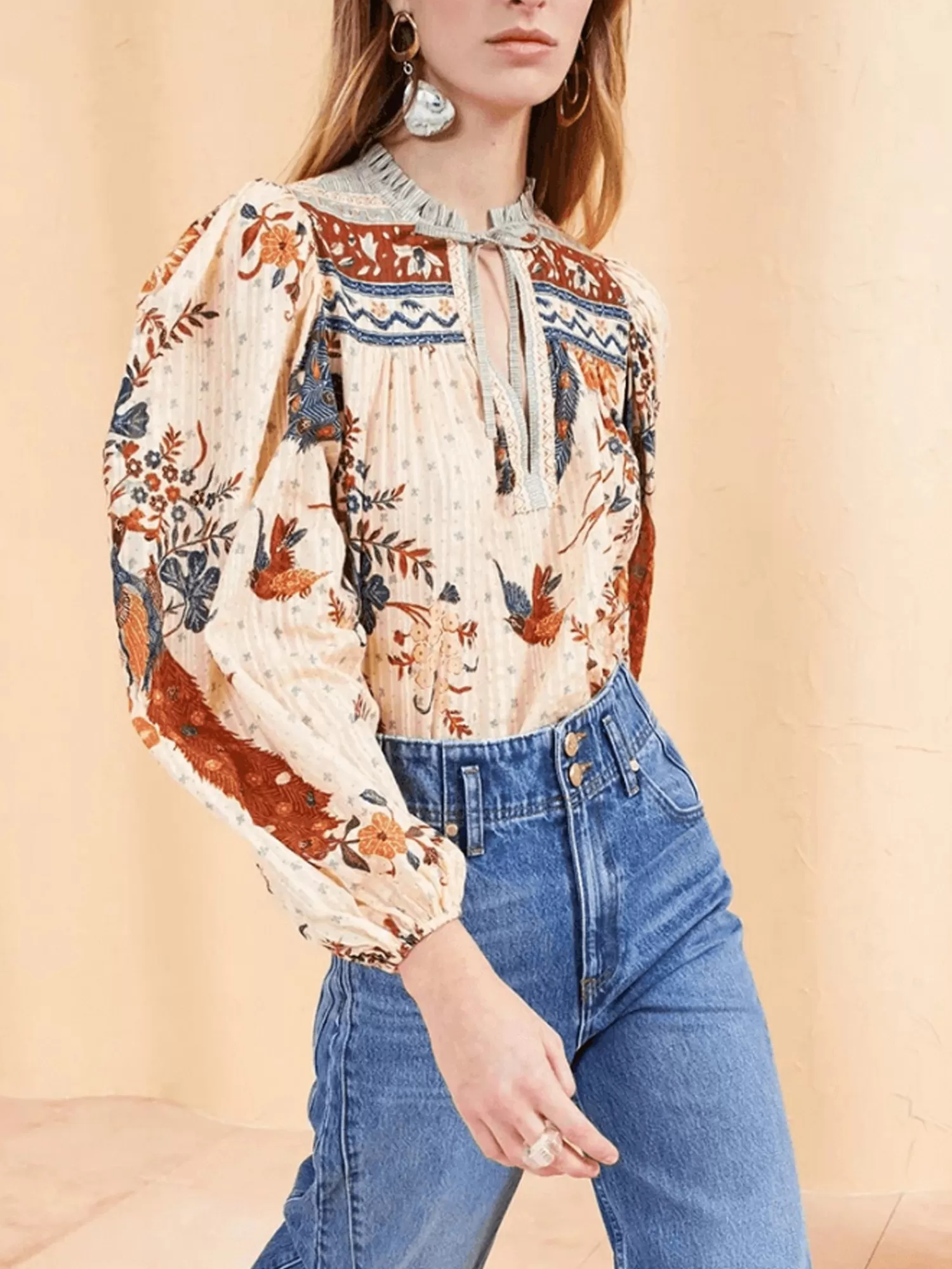 Tops*ULLA JOHNSON RANA BLOUSE