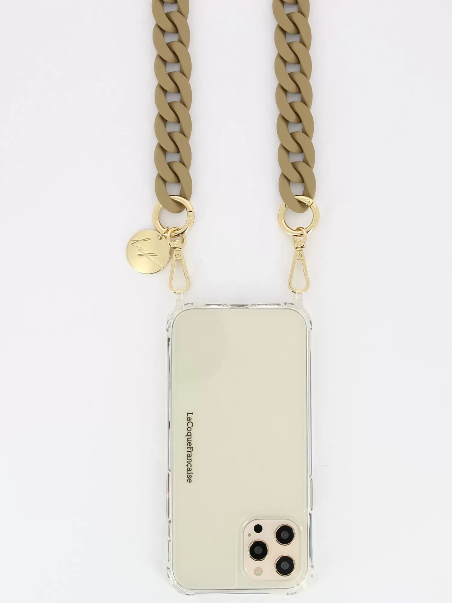 Phone Chains & Cases*LA COQUE FRANCAISE SARAH PHONE CHAIN MATTE BEIGE