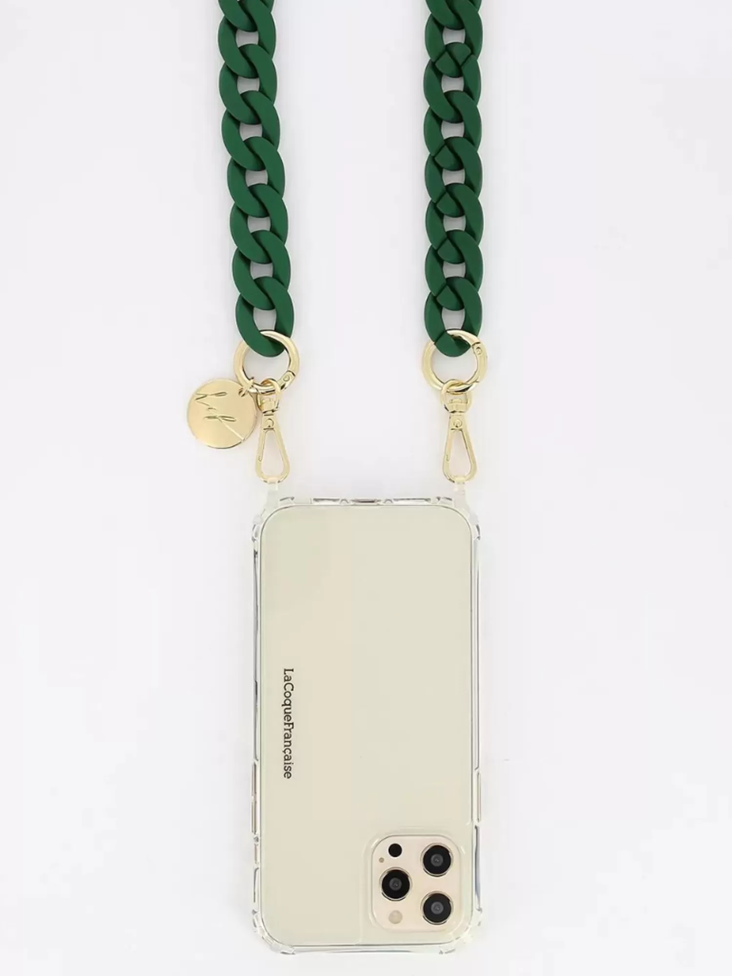 Phone Chains & Cases*LA COQUE FRANCAISE SARAH PHONE CHAIN MATTE FIR GREEN