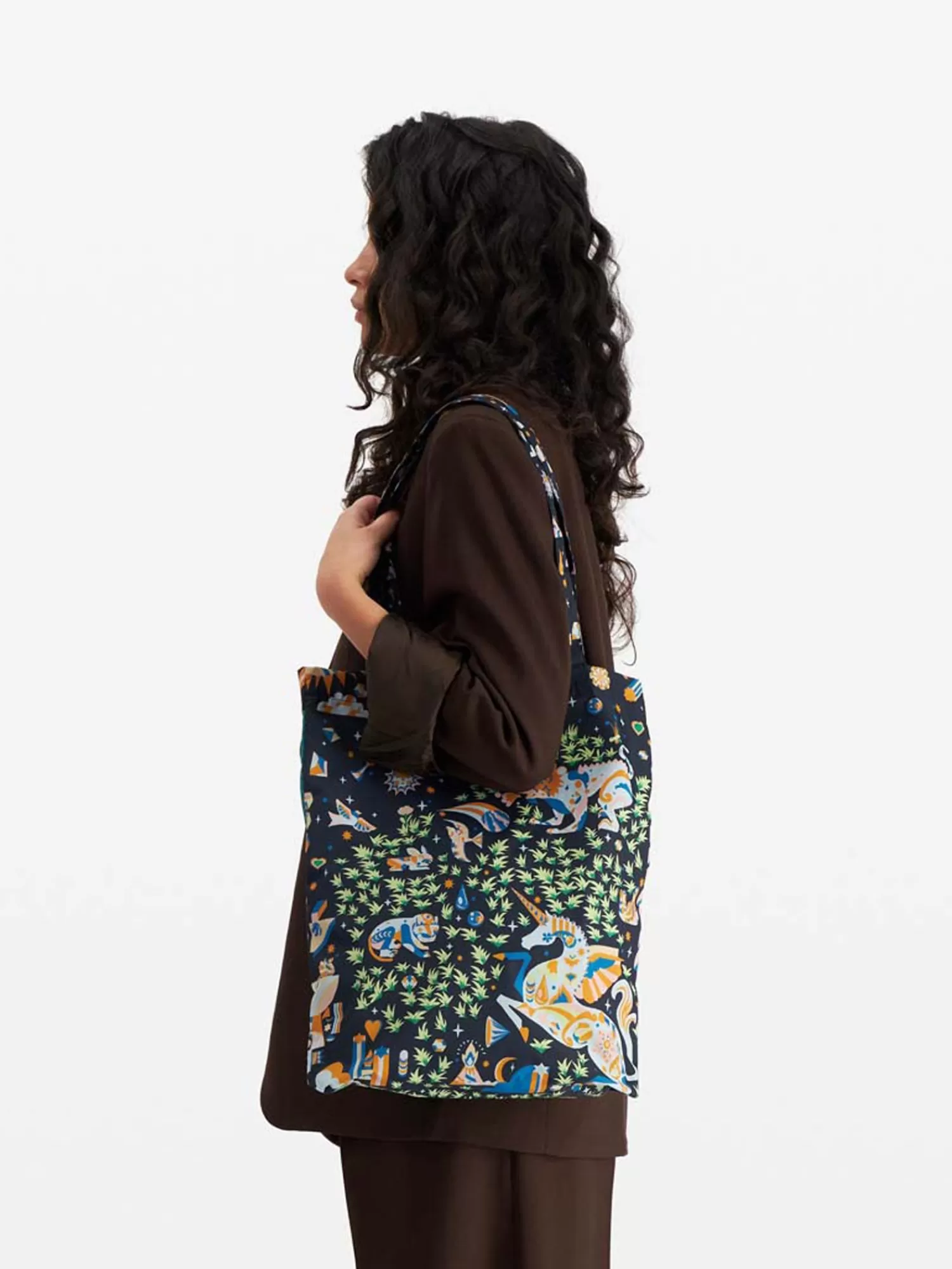 Bags | Bags*INOUI EDITIONS SHOPPER BAG LICORNE NAVY/BLUE MARINE