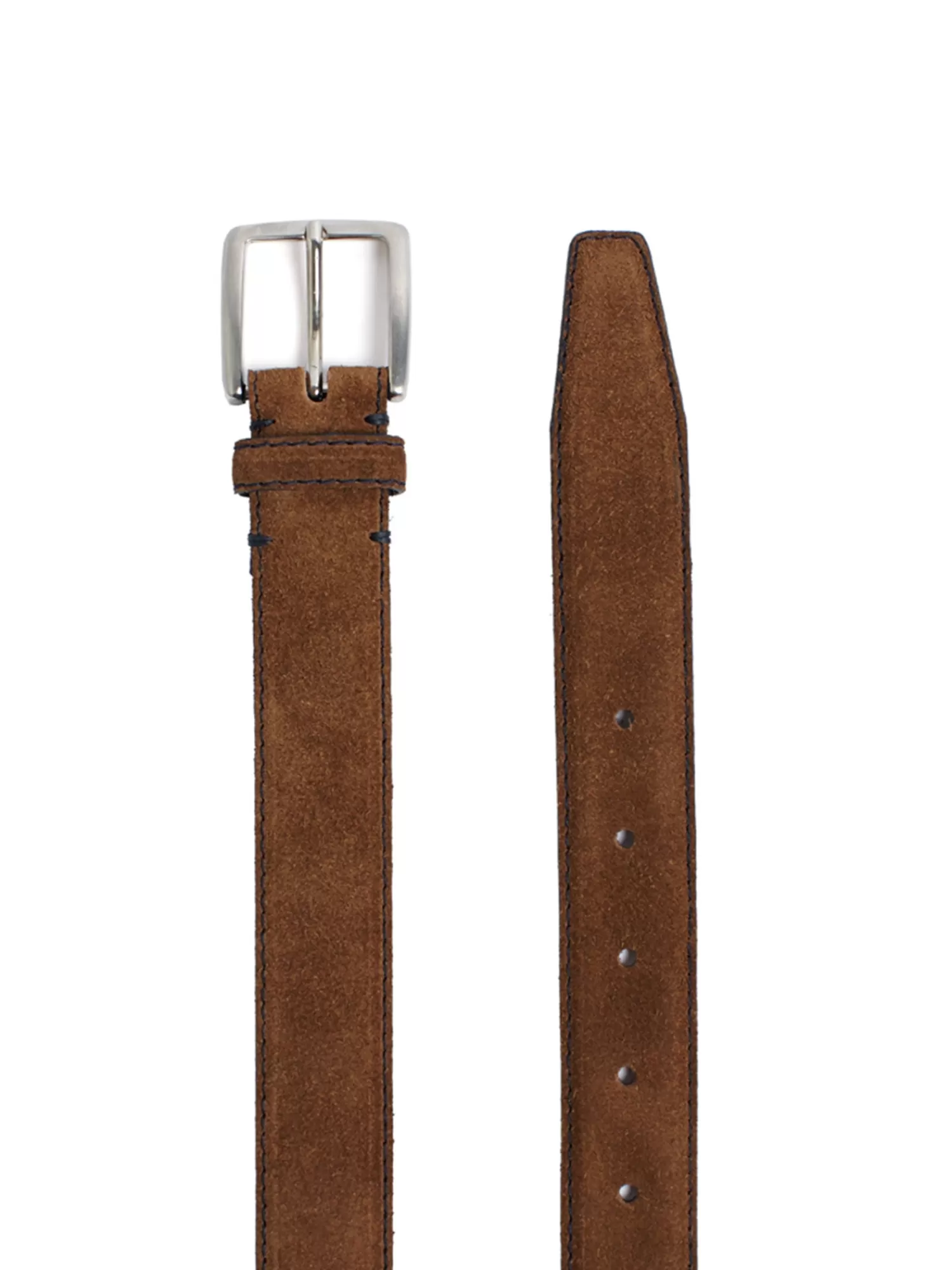 Accessories*Leathersmith of London SUEDE BELT BROWN