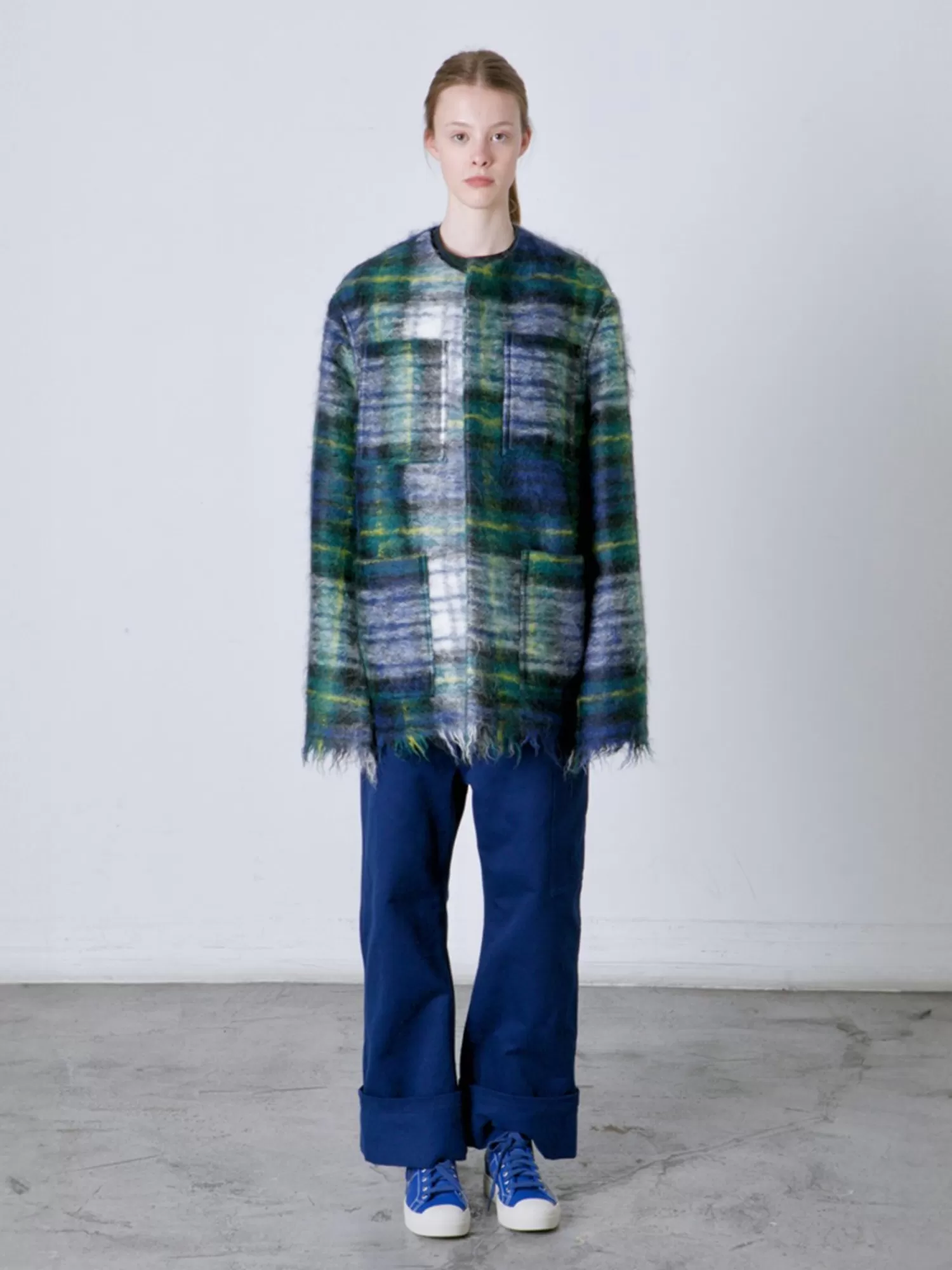 Coats & Jackets*Sofie D'Hoore TARTAN GREEN COAT