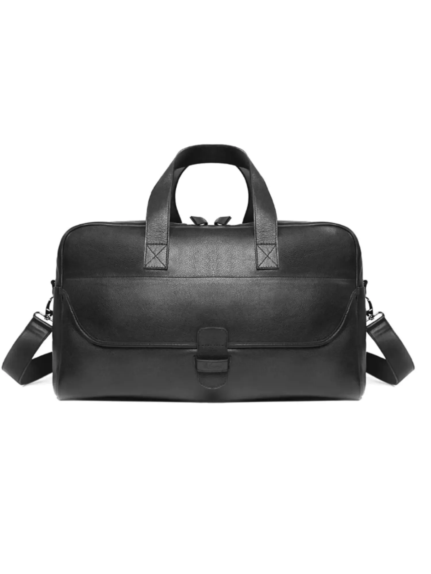 Bags*Leathersmith of London WEEKENDER BAG LEATHER BLACK